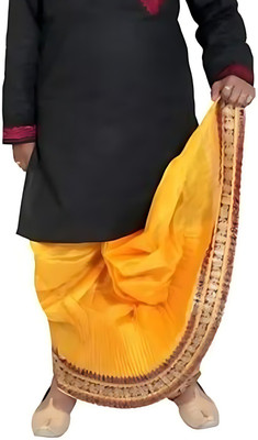 AMIT ONLINE Stylish Mour Puccha Self Design Men Dhoti