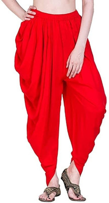SK Creation Women's Solid Rayon DhotI/Patiala Pants Stylish & Comfortable for Every Occasion Solid Women Dhoti
