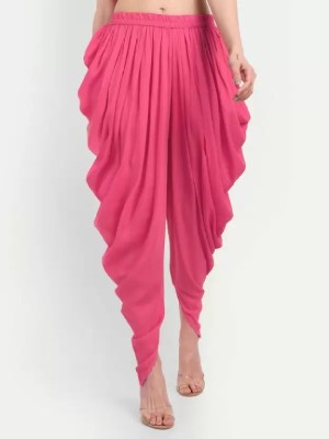 SSR FASHION Stylish/Loose Fit Women's Solid Rayon Fabric Dhoti Pant/Patiala/Harem Pant Solid Women Dhoti