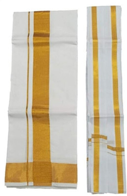 house of common Self Design Men Dhoti