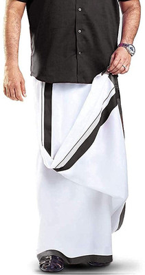 RAGINI V Solid Men Dhoti