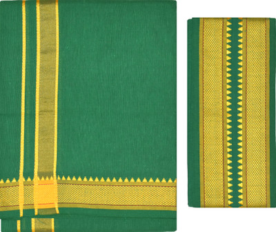 TUNI MANI Padi Pettu Dhoti Single / 2.0meter With Towel Solid Men Dhoti