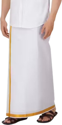 NANDAVAN Self Design Men Dhoti