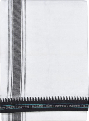 TUNI MANI Rudratcha Border 2.0meter Single Solid Men Dhoti