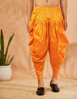ARMAAN ETHNIC Dupion silk Dhoti Solid Men Dhoti