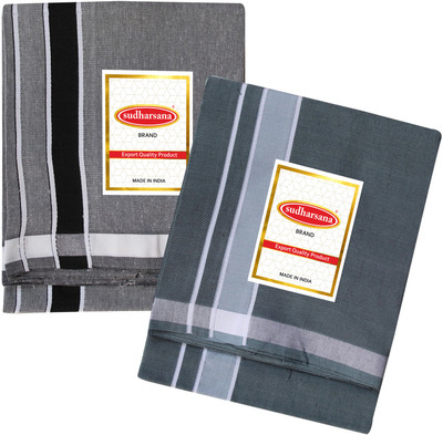 sudharsana Solid Men Dhoti
