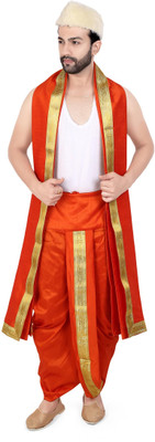 PRIYAKANT SAFAWALA Men Dhoti Dupatta Set