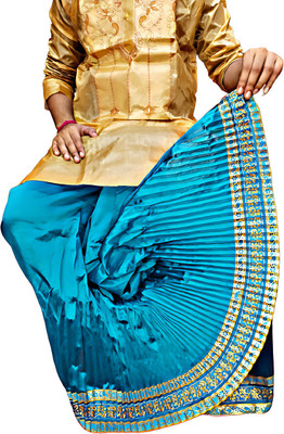Sumit online solid Self Design Men Dhoti