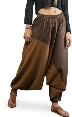 The Veshti Company Colorblock Cotton Women Harem Pants