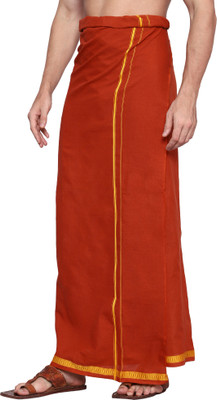 GOWRI TEX Solid Men Dhoti