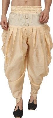 DISONE Solid Dupion Silk Men Harem Pants