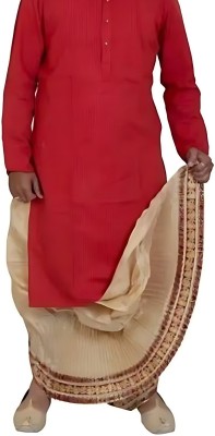 Sumit online solid Solid Men Dhoti