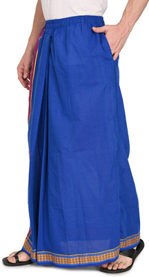 GOWRI TEX Woven Men Dhoti