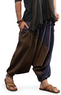 The Veshti Company Colorblock Cotton Men Harem Pants