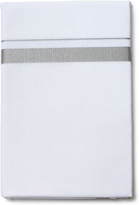 Vairavaa Tex 2.00'Meter | Tamil Nadu Parambariya Veshti With ¾'Inch Silver Zari Border Solid Men Dhoti