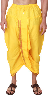RAMESHWARAM FABRICS Dhoti for Men - Readymade - Silk Dhoti Pant - Suitable with Kurta Men Dhoti