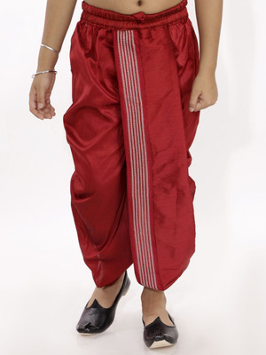 VASTRAMAY Solid Boys Dhoti