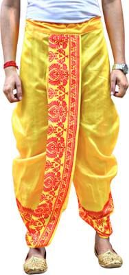 GOURI COLLECTIONS Ready To Wear Pant System Marwadi Printed Embellished Men Dhoti