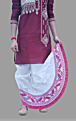 Sumit online Mour Puccho Dhoti With Jamdani Border Self Design Men Dhoti