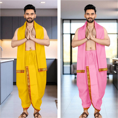 OS RAINWEAR Solid Men Dhoti