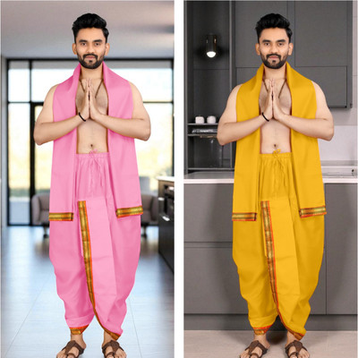 OS RAINWEAR Solid Men Dhoti
