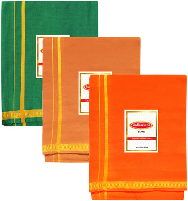 sudharsana PTX Dhotis Solid Men Dhoti