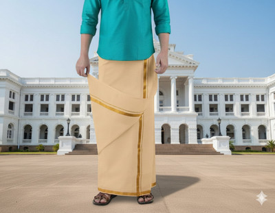 Pitaliya Solid Men Dhoti
