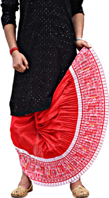 GOURI COLLECTIONS Madhubani Readymade Dhoti Pants (4F) for Men – Mayur Puccha Design Embellished Men Dhoti