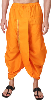RAMESHWARAM FABRICS Dhoti for Men - Readymade - Silk Dhoti Pant - Suitable with Kurta Men Dhoti