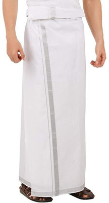 NANDAVAN Self Design Men Dhoti