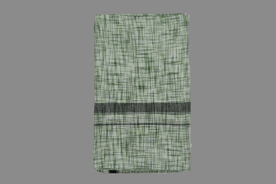 Sawariya handloom Premium quality Men's Green Khadi print Khadi cotton lungi Self Design, Solid, Striped Men Dhoti