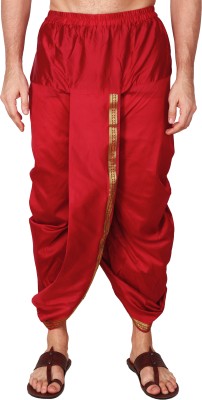 RAMESHWARAM FABRICS Readymade Dhoti Pant with Dupatta , Pocket Dhoti , Suitable with Kurta Men Dhoti