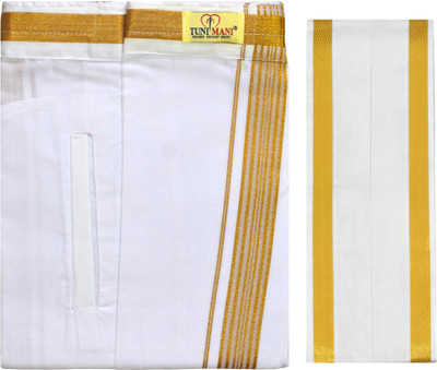 TUNI MANI Solid Men Dhoti