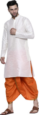 RAMESHWARAM FABRICS Men Kurta Dhoti Pant Set