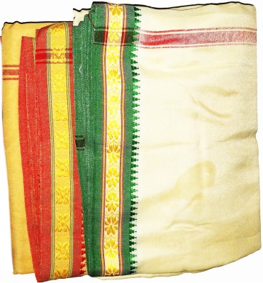 RawSwa mens Dhoti Matha mundus lungi Saree traditional dhoti weding dhoti Multicolor Solid Men Dhoti