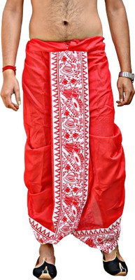 Sumit online printed Self Design Men Dhoti