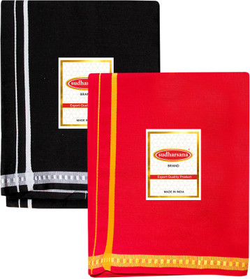sudharsana Solid Men Dhoti