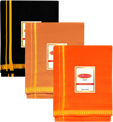 sudharsana PTX Dhotis Solid Men Dhoti