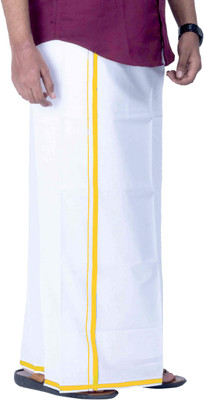 TUNI MANI Luxury Cotton 2.0meter Solid Men Dhoti