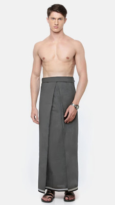 Famuzz Solid Men Dhoti