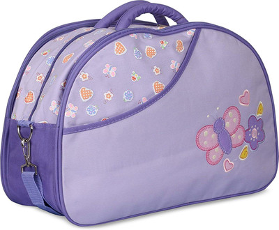 Miss & Chief by Flipkart Diaper Mother Baby Diaper Maternity Bag with Diaper Changing/Bag Protection Mat - Easy to Carry & Handle Light Weight Bag Hand Diaper bag(Purple)