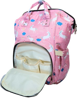 Tip 'n' Top Trending Diaper Backpack for Newborns Premium Diaper Bag Travelling Diaper Organiser Backpack for Moms and kids(Pink)