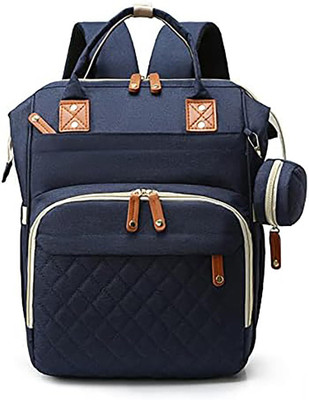 HOUSE OF QUIRK Diaper Bag Maternity Backpack, Baby Girl Boy Diaper Bag-40X30.4X15.2 Cm Diaper Bag(Dark Blue)