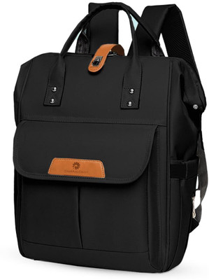StarAndDaisy Bag Backpack for Mother/Baby Changing Bag with Bottle Holder, Large Capacity, or Baby Diaper Bag-Mother Travelling & Maternity essentials- mother bag for baby(Ultima Black) StarAndDaisy Bag Backpack for Mother/Baby Changing Bag with Bottle Holder, Large Capacity, or Baby Diaper Bag-Mother Travelling & Maternity essentials- mother bag for baby(Ultima Black)