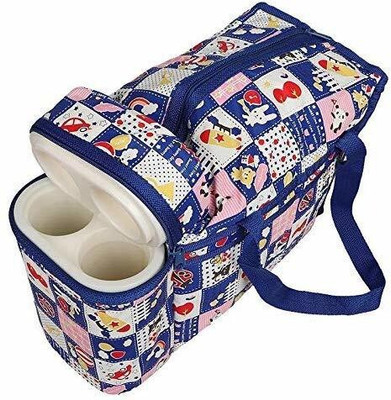 ocean count Thermal Bottle warmer bag /dipaer bag - for with two bottle blue color diaper bag(Blue)