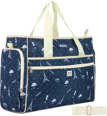 NFI essentials Diaper Nappy Changing Bag Handbag Baby Diaper Bag(Blue)