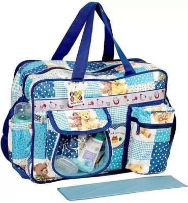 MSclassy Baby Diaper Bag with Sholder Strap 15 Ltr with 5 Pockets Dark Blue Diaper Bag(Multicolor)