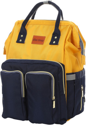 1st Step Smart, Multi-Functional Waterproof Handbag with Shoulder Strap for Mother Travel Backpack Diaper Bag(Yellow)
