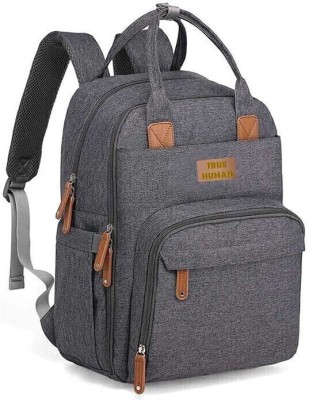 True Human Designer Multipurpose Baby Diaper Bag, Mothers Maternity Bags Diaper bag(Grey)