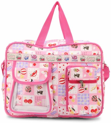 LONGING TO BUY Waterproof Baby Bag for Mother, Mother Bag, Baby Bag for Girls and Boys (Baby Pink) Messenger Diaper Bag(Baby Pink)